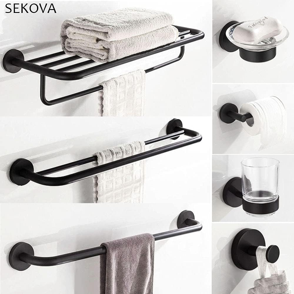 TYZK Stainless Steel Towel Bar Hook Set 1