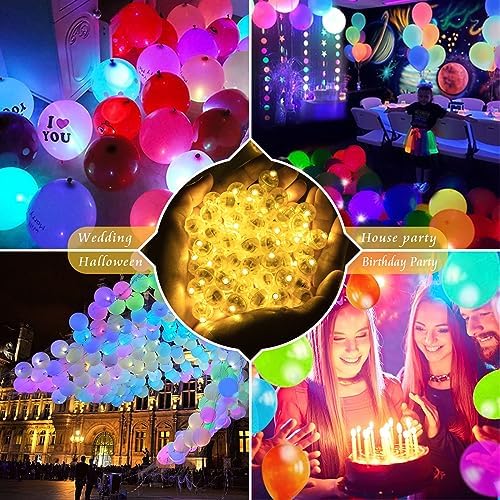 100pcs Waterproof Mini LED Balloon Lights Multicolor 1