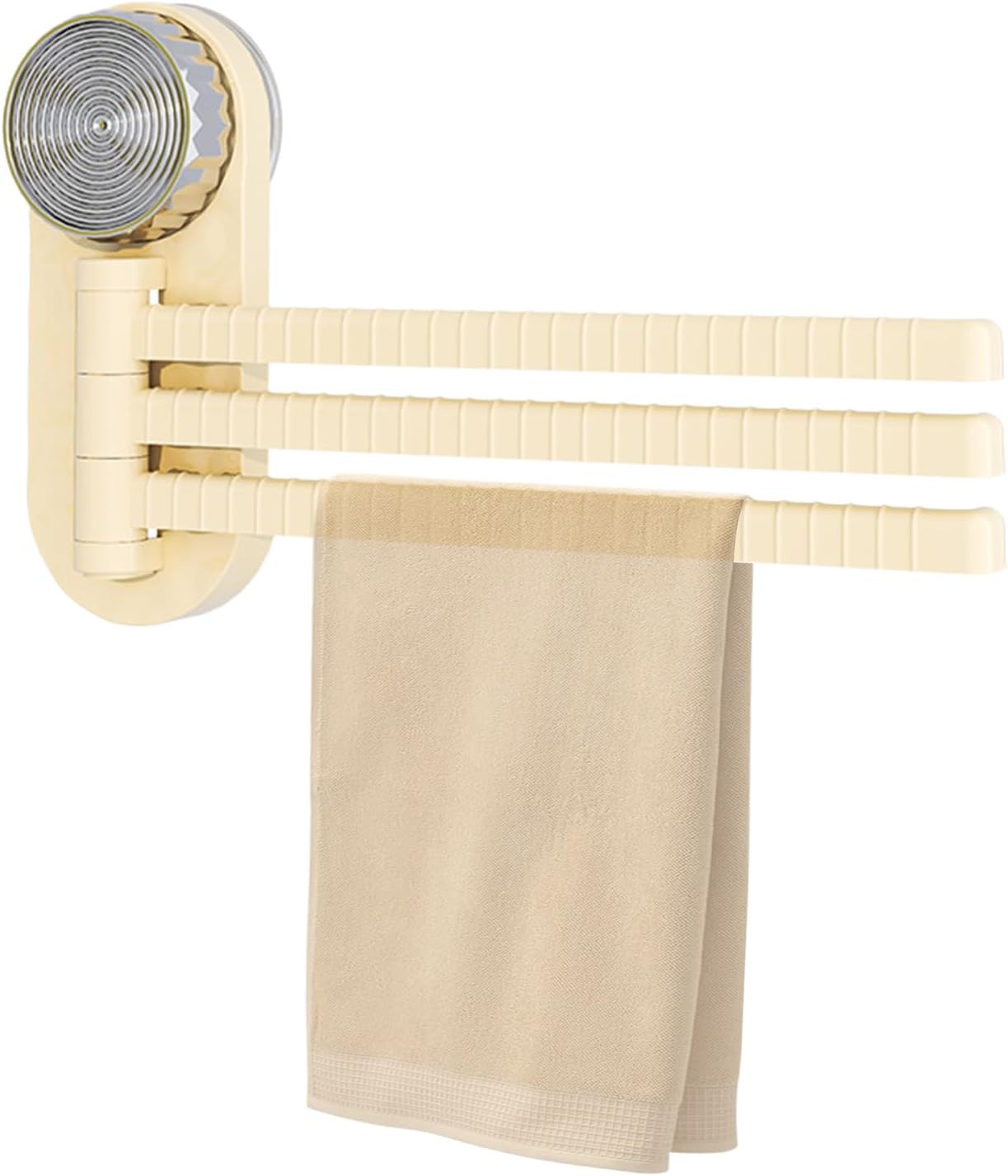 Flexible Suction Cup Towel Holder 3-Arm Rotating