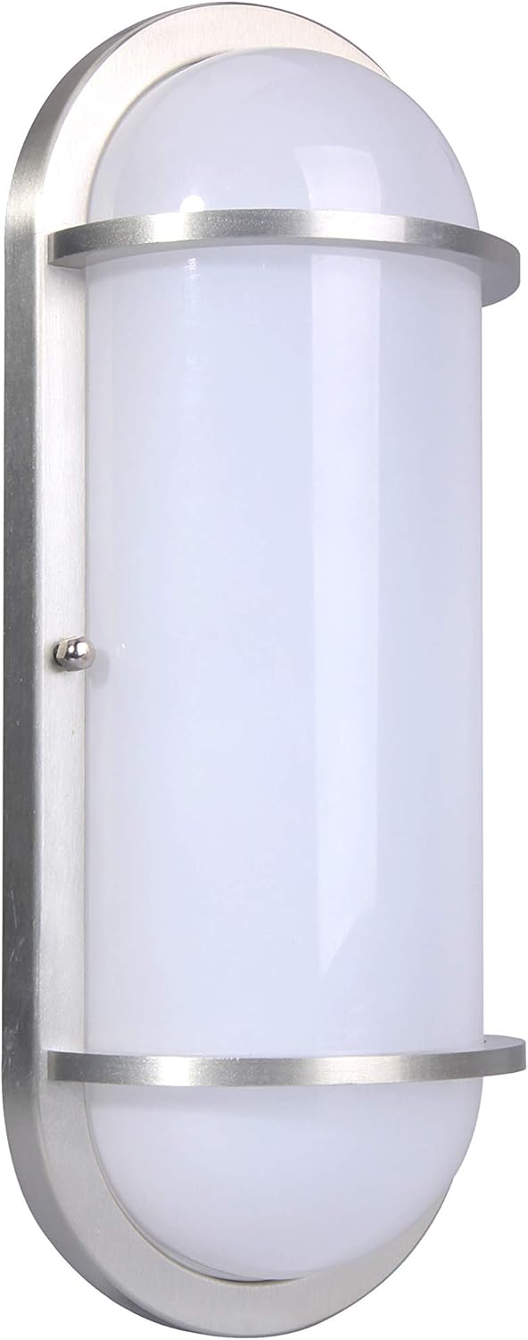 LIT-PaTH Outdoor Wall Lantern 12W 1000 Lumen Warm White Aluminum
