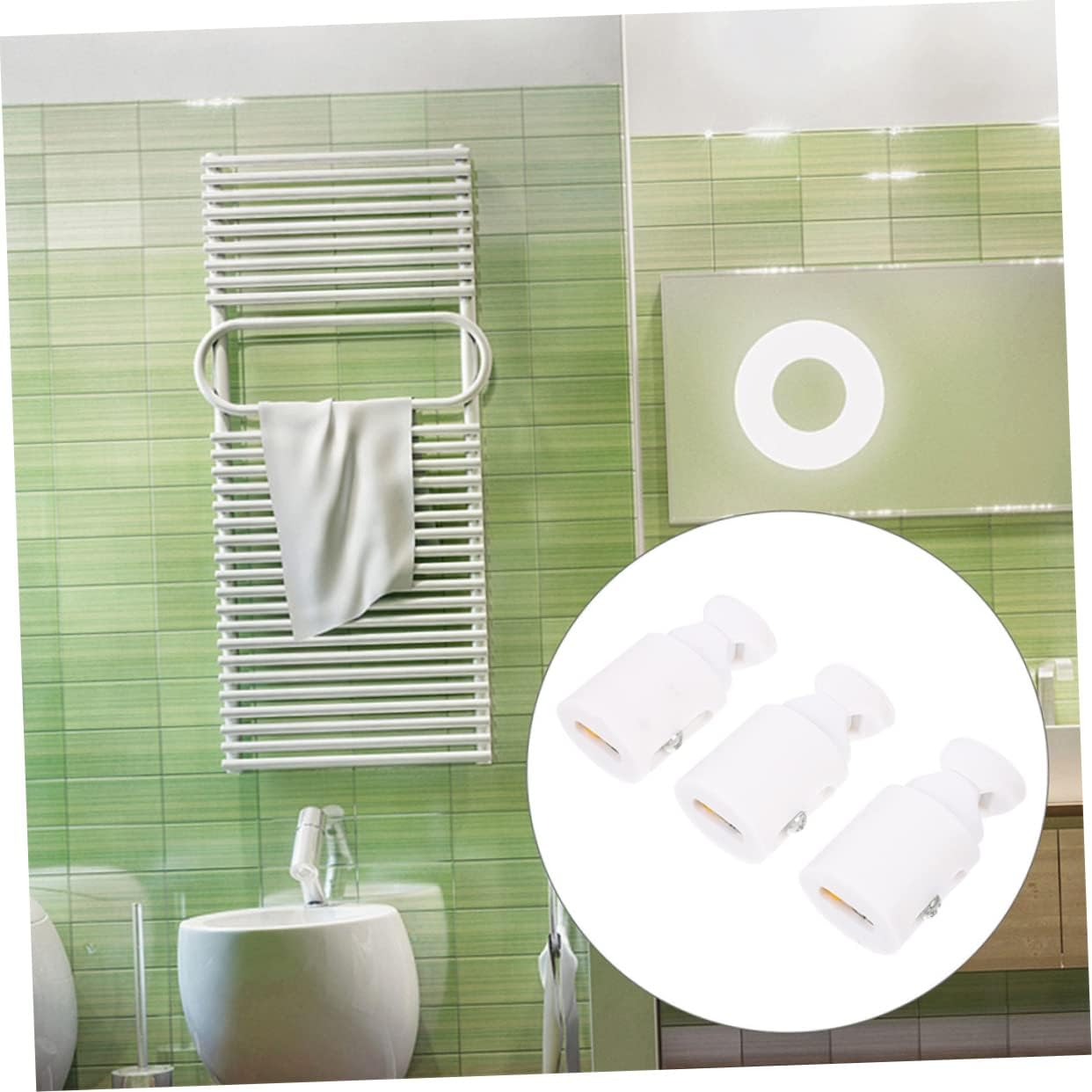 BUGUUYO 3pcs Radiator Towel Hooks Space Saving