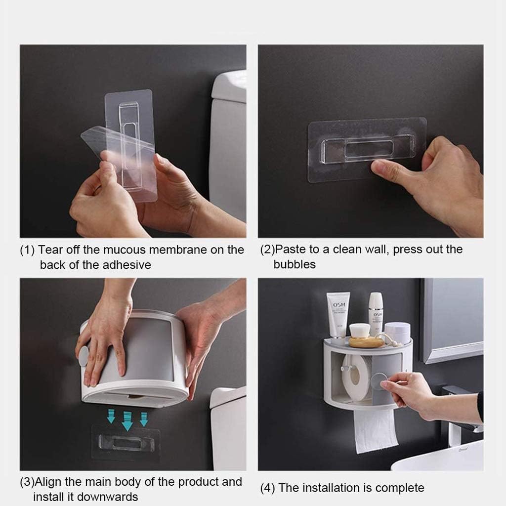 Toilet Paper Holder with Waterproof and Rustproof Design