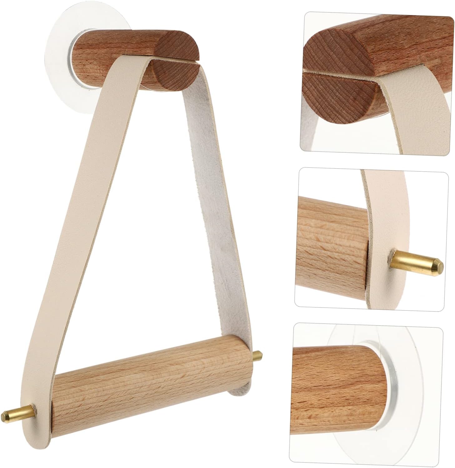 Holibanna Wall Mount Toilet Paper Holder Durable and Space-Saving Design