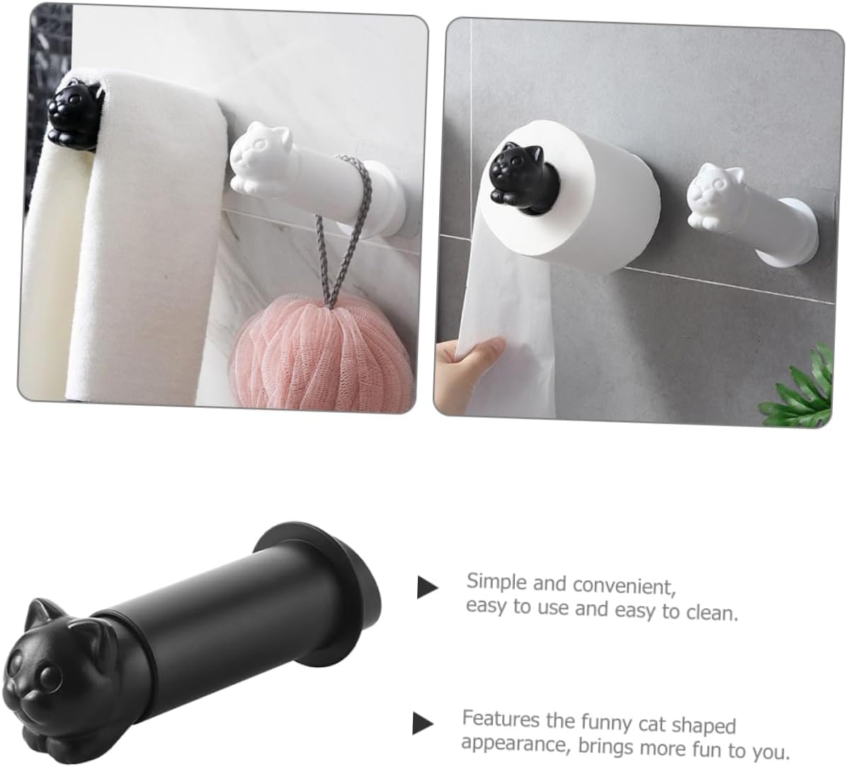 Stylish Cat Toilet Paper Holder for Home and Bathroom