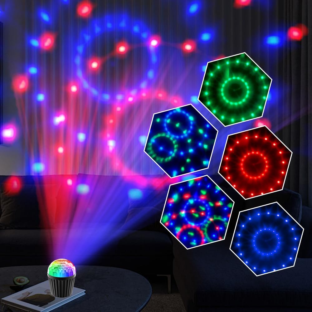 Yiixuyo Disco Ball Light with Sound Control