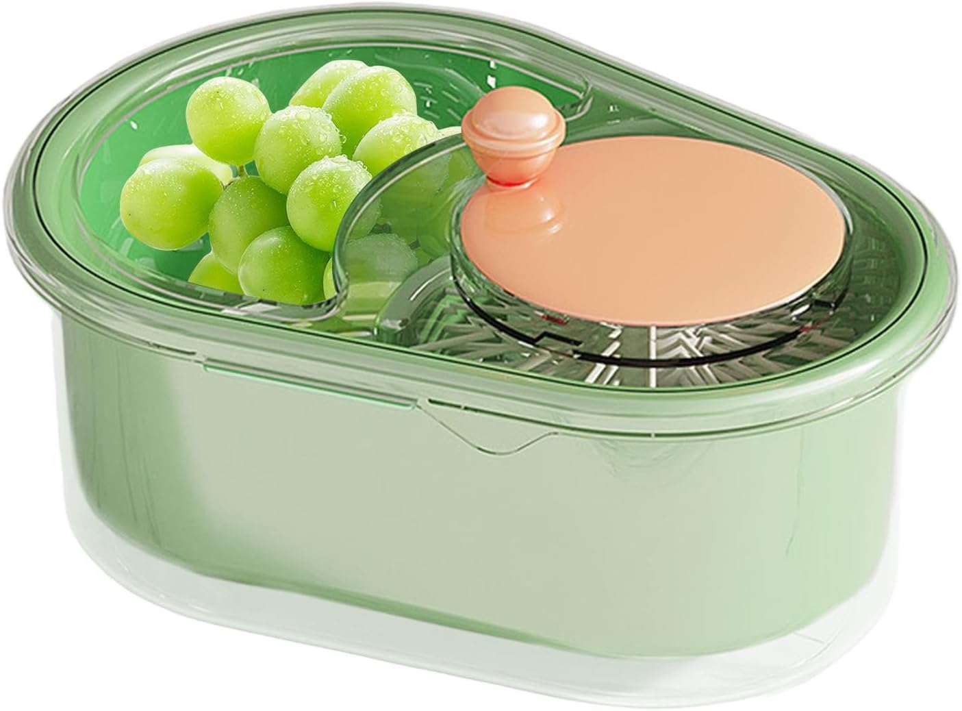 Bohany Fruit Cleaner Spinner Bowl With Brush 1