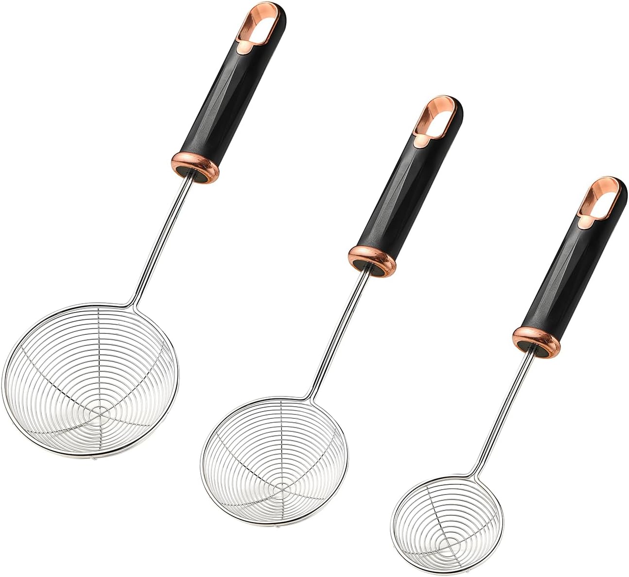 Cokshy Stainless Steel Spider Strainer Set of 3 Sizes