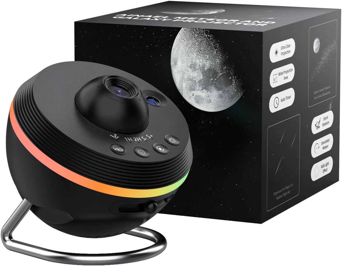 Galaxy Projector with Light Strip and Meteor for Kids Bedroom