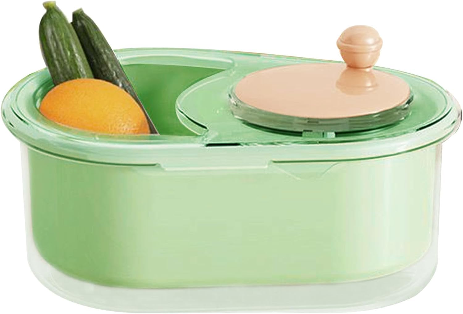 Bohany Fruit Cleaner Spinner Bowl With Brush 1
