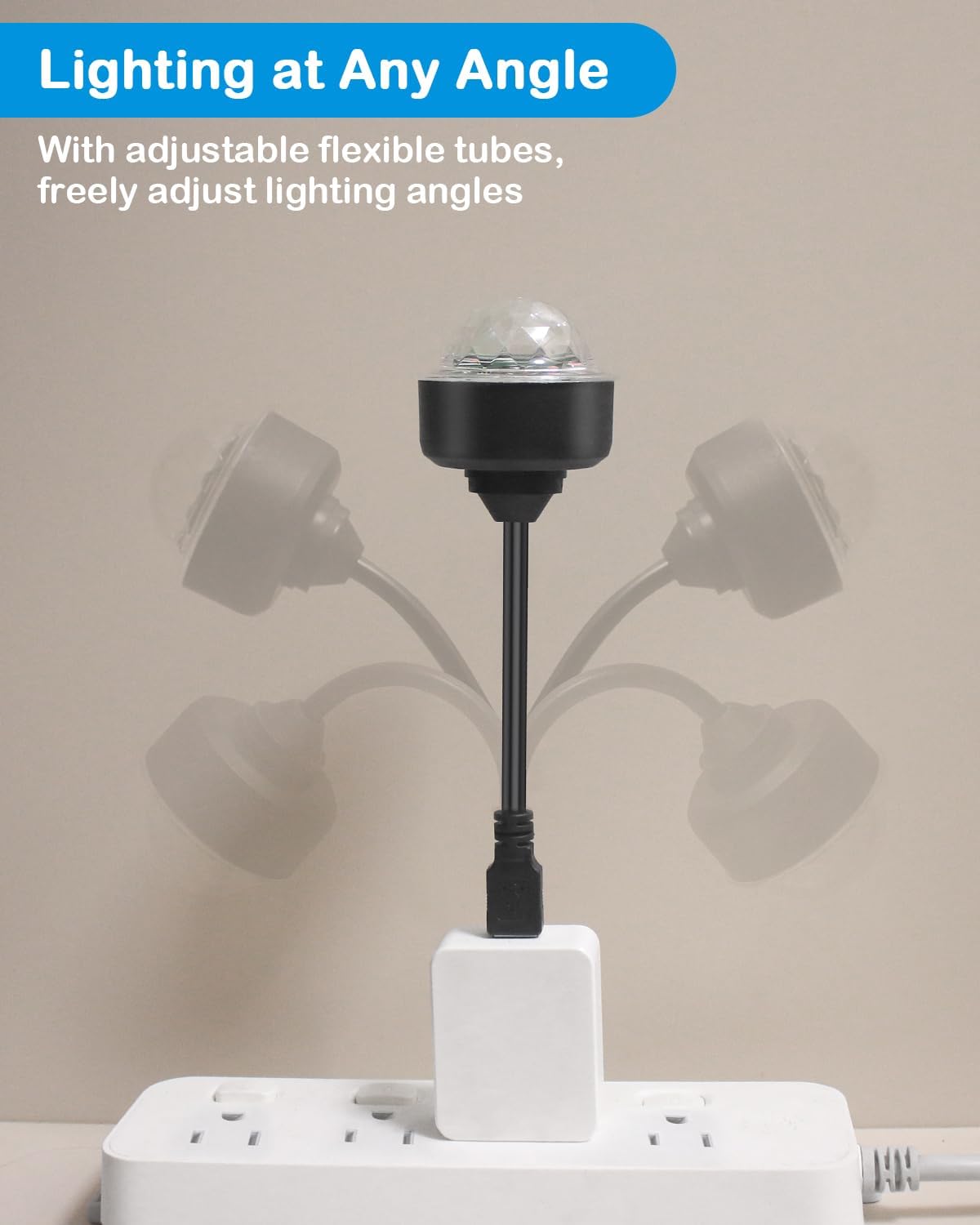 Luditek Mini Disco Ball Light with USB Extender 1