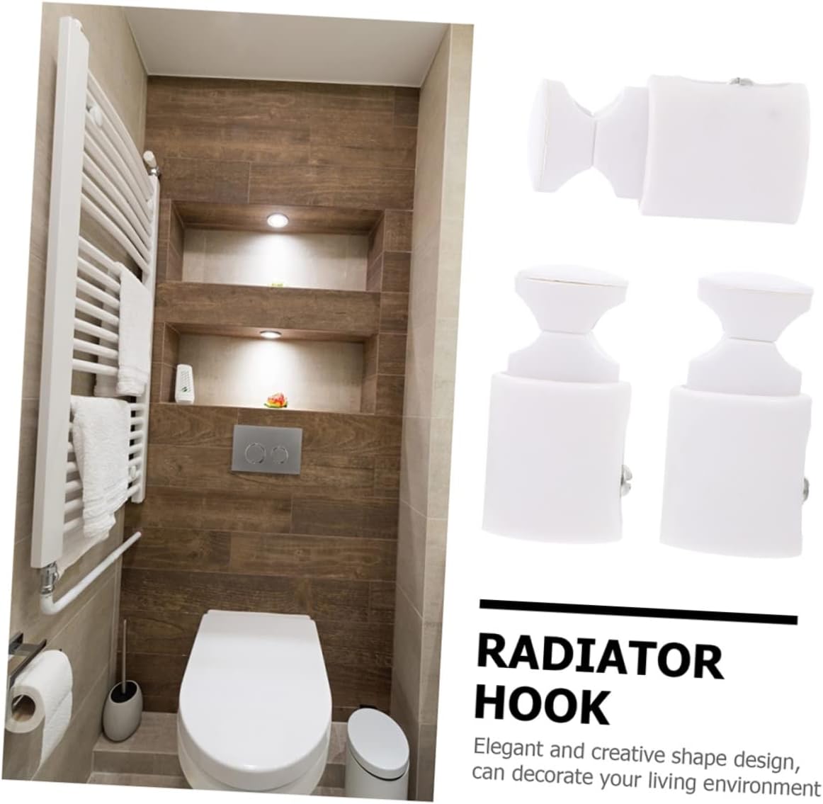 CTIRCHIU 3pcs Plastic Radiator Hooks