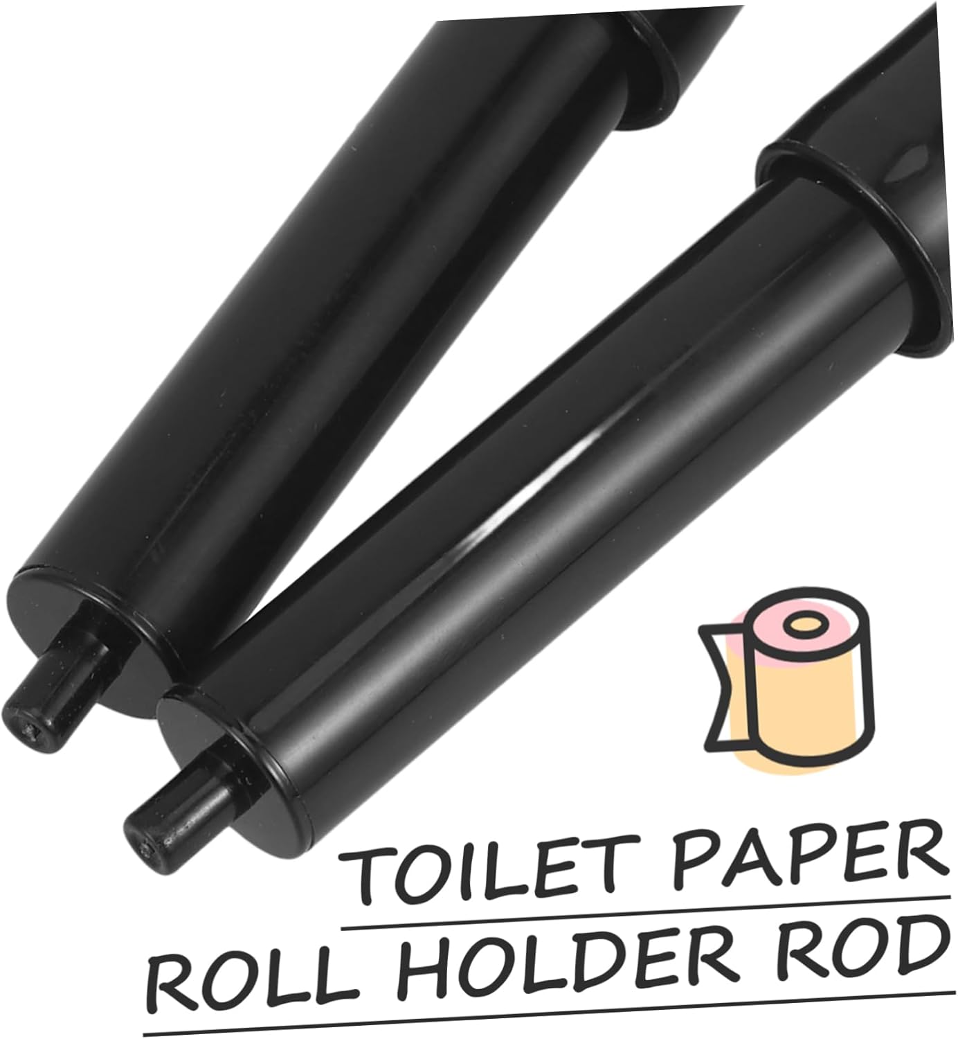 Toilet Paper Spring Rods 2 Pack for Paper Holder Replacement