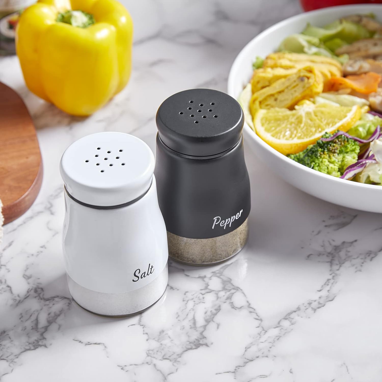 Bivvclaz Salt Pepper Shakers Set 5 Ounce