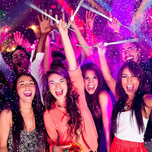 15 PCS White Fiber Optic LED Glow Sticks Party Favors