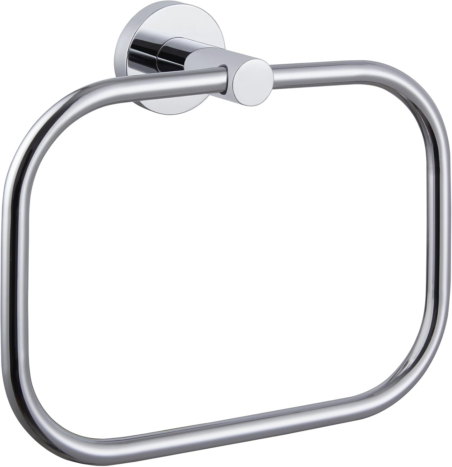 Angle Simple Swivel Towel Ring Chrome