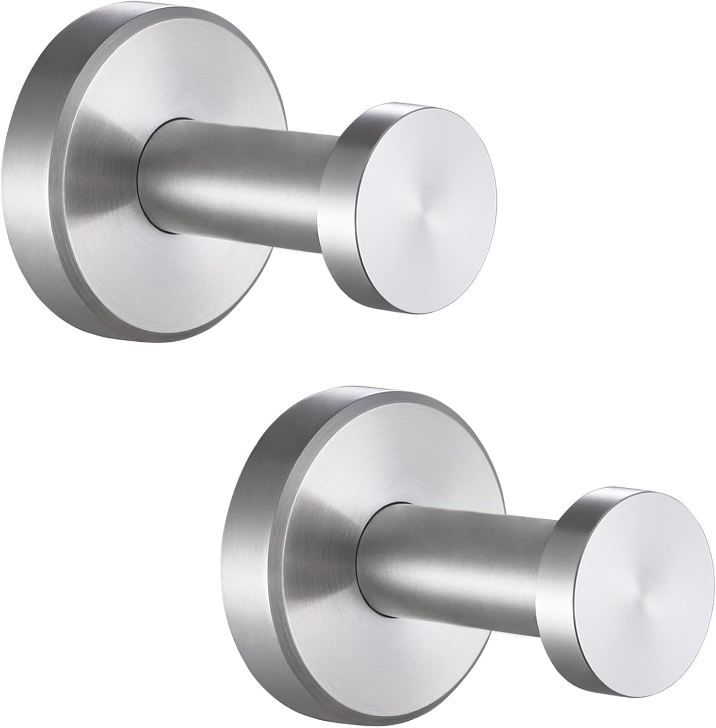 APLusee Towel Hook 2 Pack Brushed Nickel 1