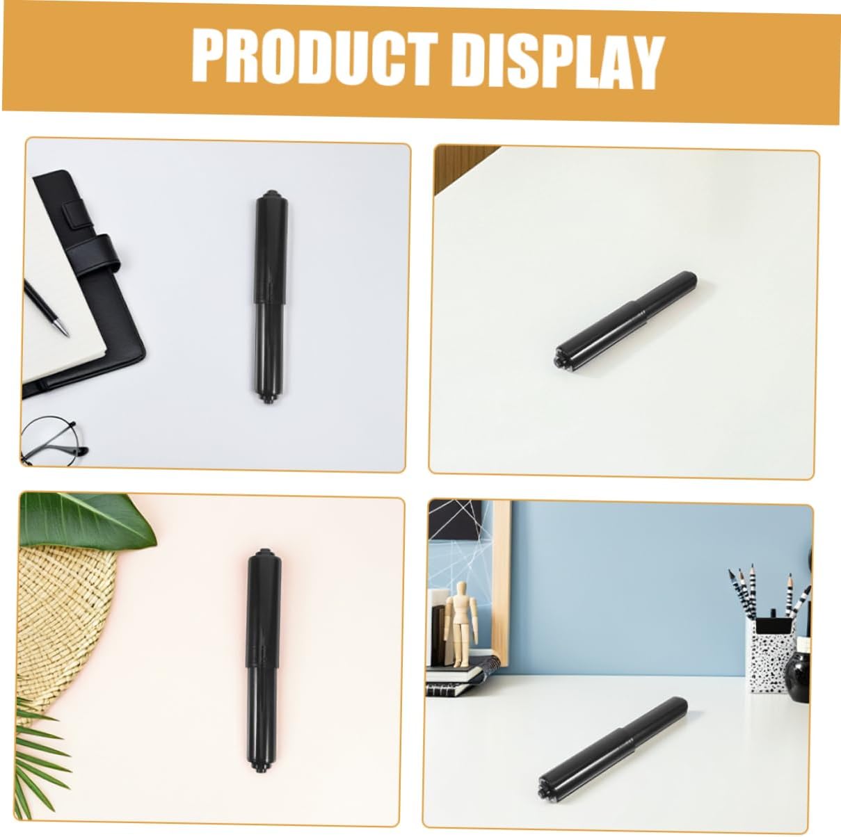 5PCS Adjustable Toilet Paper Holder Rods Spring Loaded Insert Tissue Dispenser Accessories