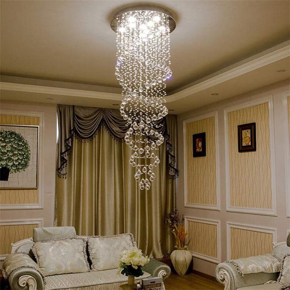LED Hanging Light Chandelier with Rotating Design