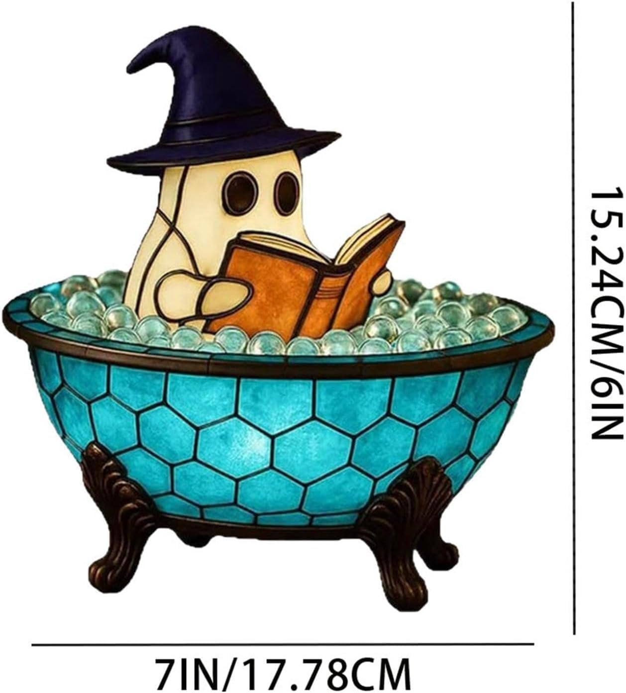 Ghost Bubble Bath Lamp - Halloween Night Light Decor