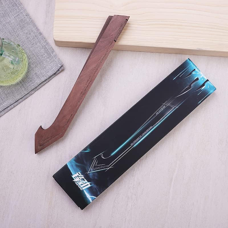 FINDKING Walnut Knife Edge Guard with Magnetic Stand 1