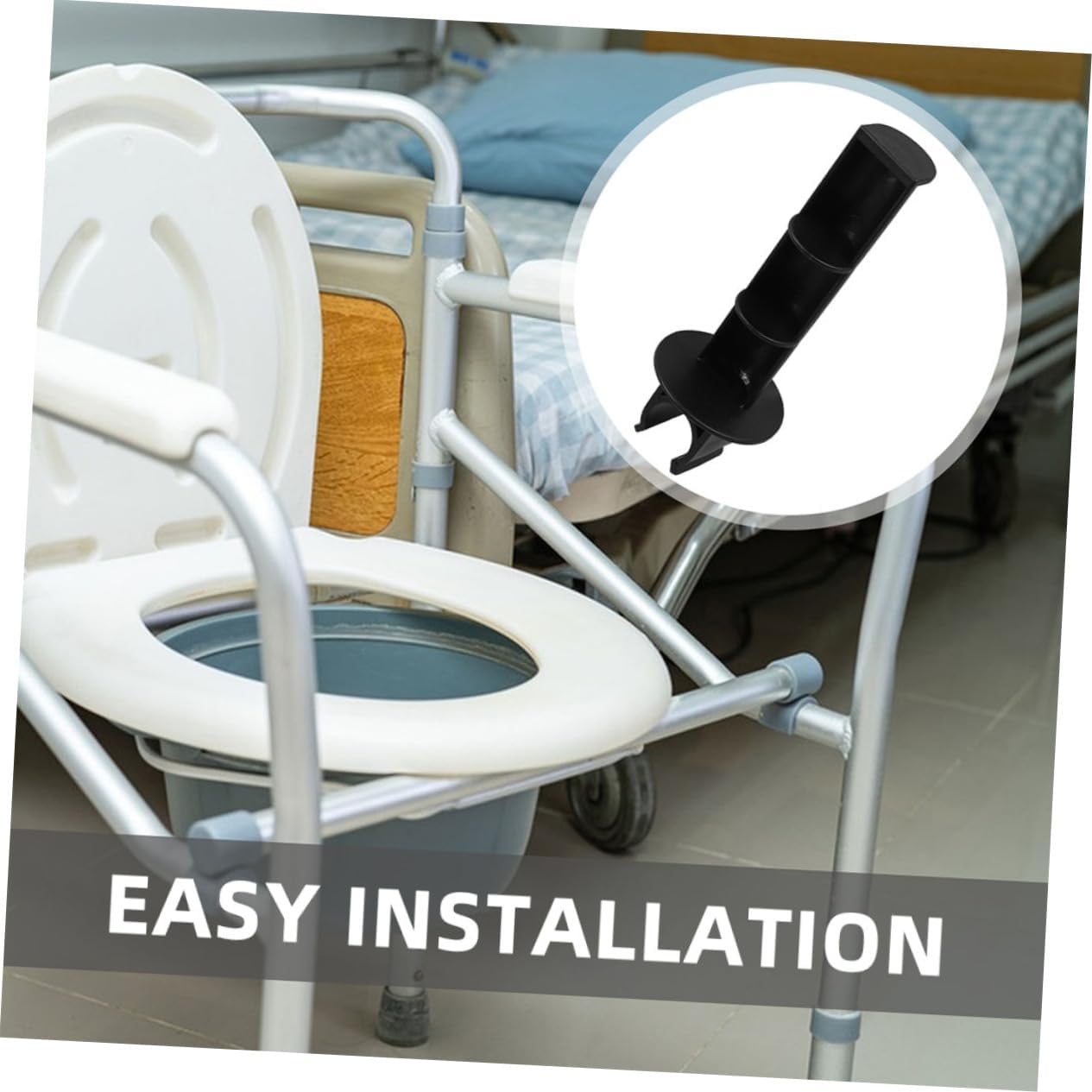 CALLARON 2Pcs Toilet Paper Holder for Commode Chairs 1