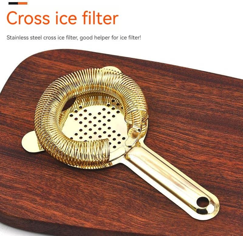 YUHWYI Cocktail Strainer with 100 Wire Spring