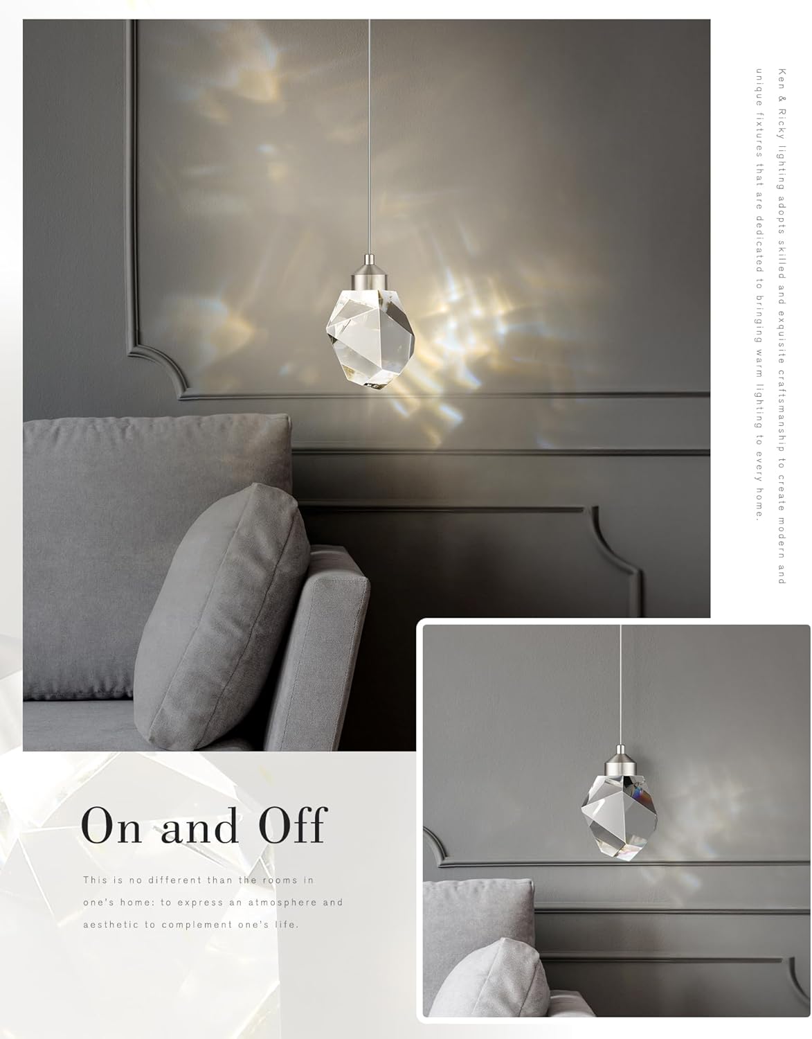 Ken Ricky Modern 4-Light Track Pendant Lighting