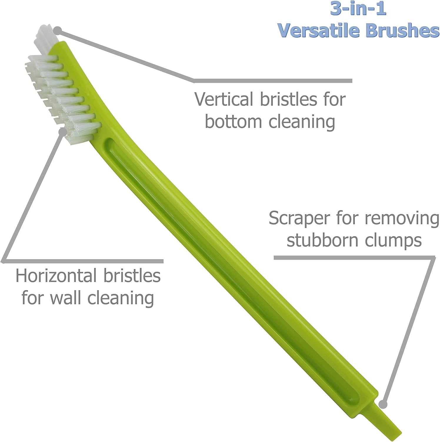 EIKS 10 Pack Multi-Purpose Cleaning Brushes
