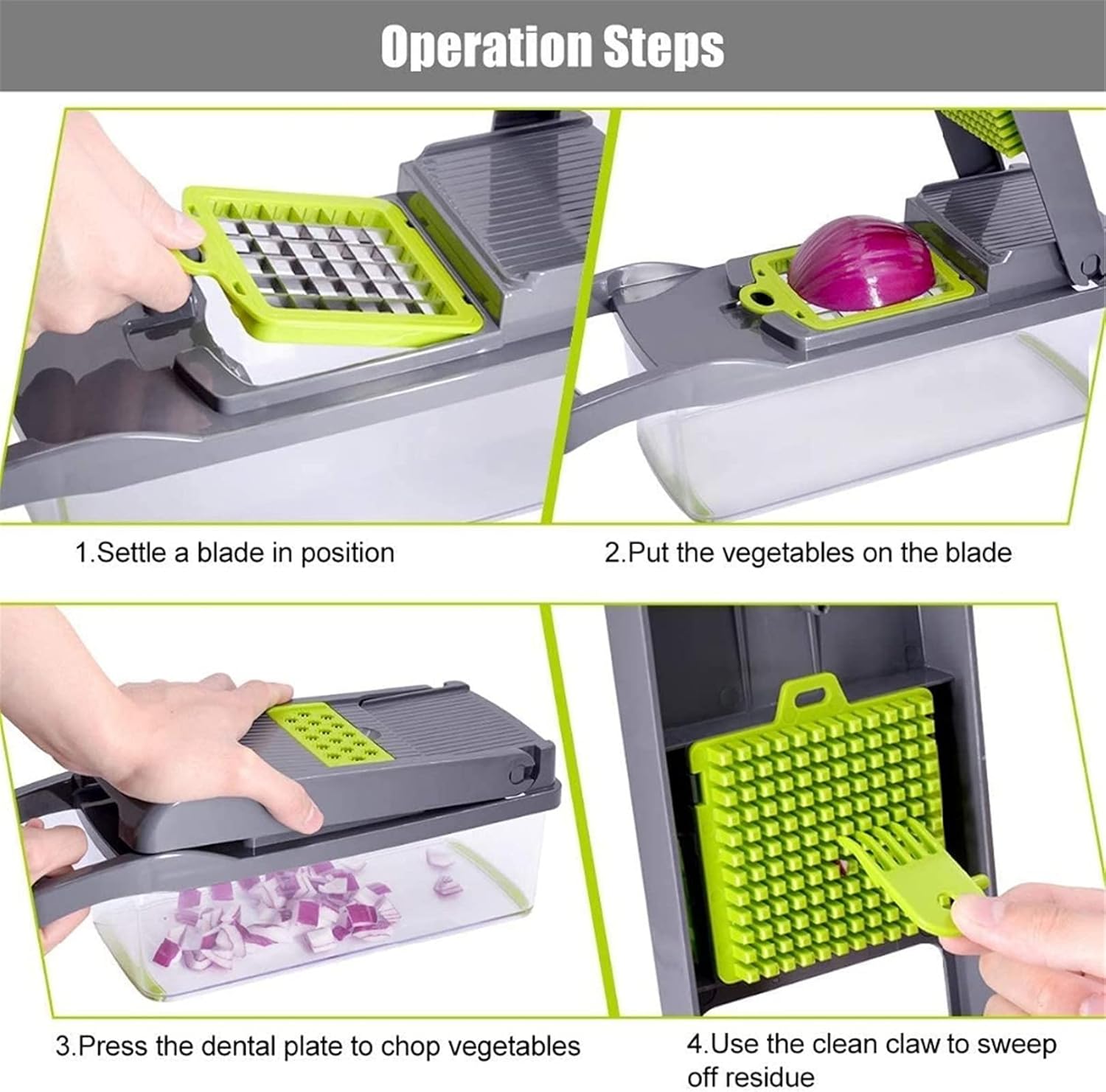 Kuaguan 8 In 1 Vegetable Slicer with Container