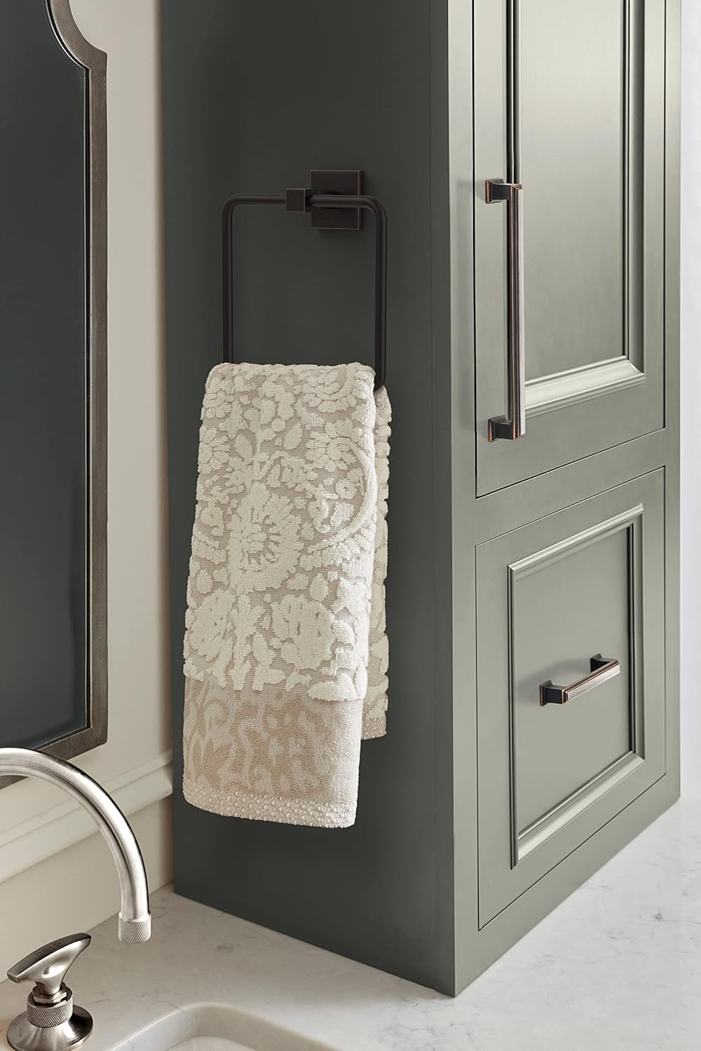 Amerock Oil Rubbed Bronze Towel Ring 7-116 in
