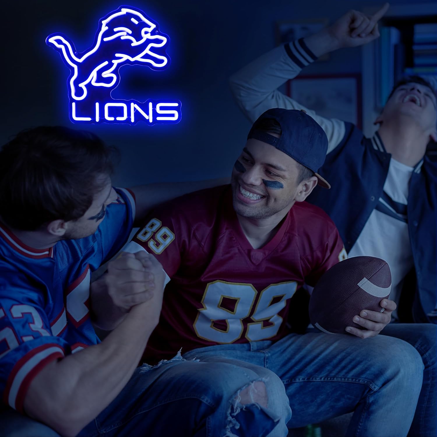 Y-Lion Football Team Neon Sign with Dimmable Light