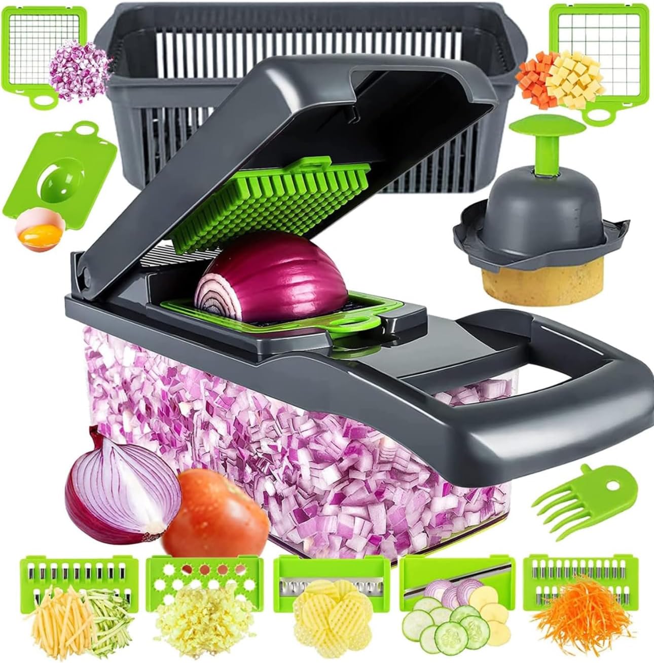 15 In 1 Food Fruit Onion Potatoes Peeler Slicer