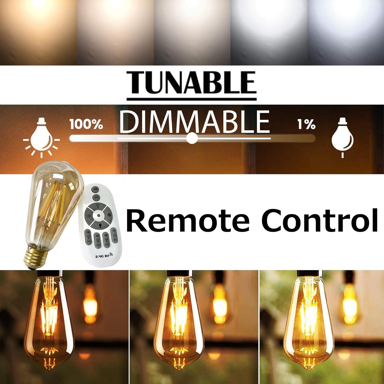 Adjustable Track Pendant Light with Crystal Shade and Smart Edison Bulbs