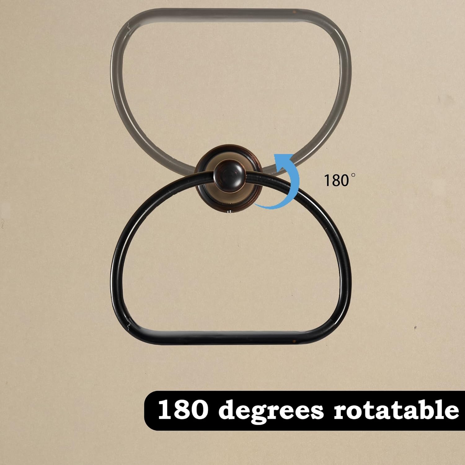 WEIKO Bronze Towel Ring 180 Degree Rotatable