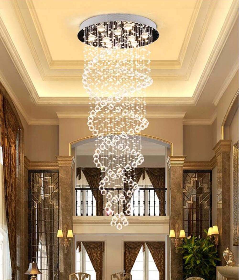 LED Hanging Light Chandelier with Rotating Design