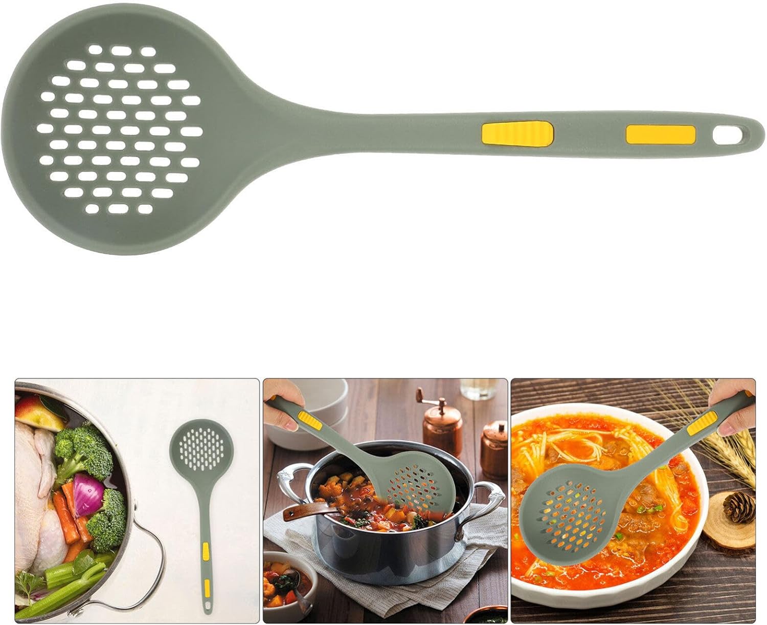 BESTOYARD Food Grade Silicone Skimmer Ladle 1