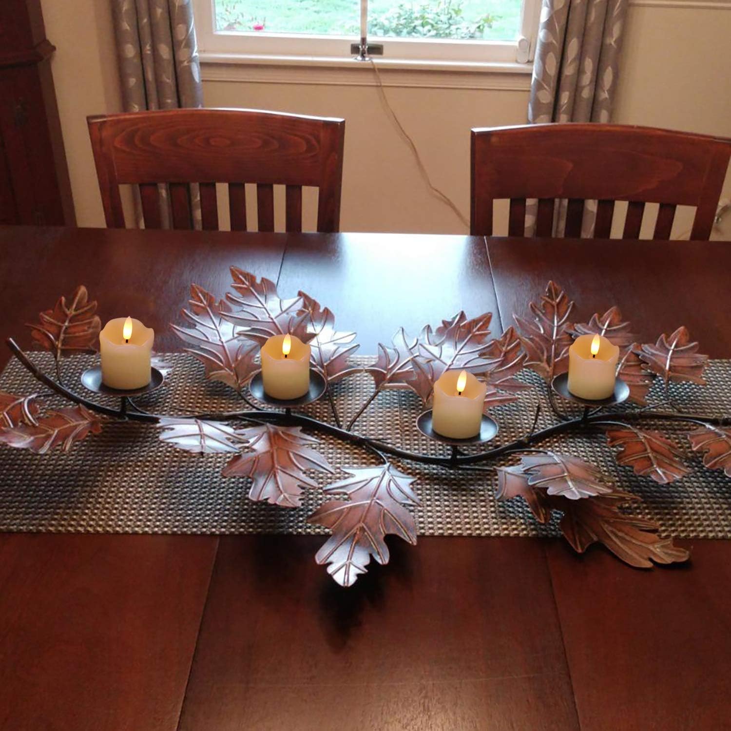 Homemory Flameless Votive Candles with Timer - Set of 6