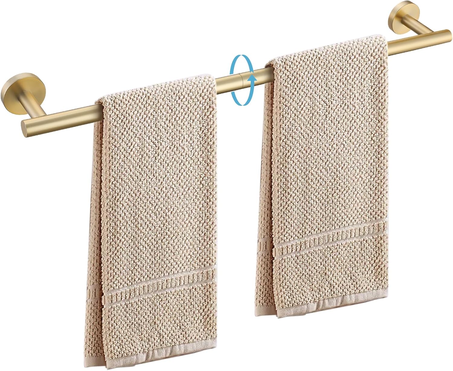 TURS Brushed Gold Towel Bar 276 Inch 1