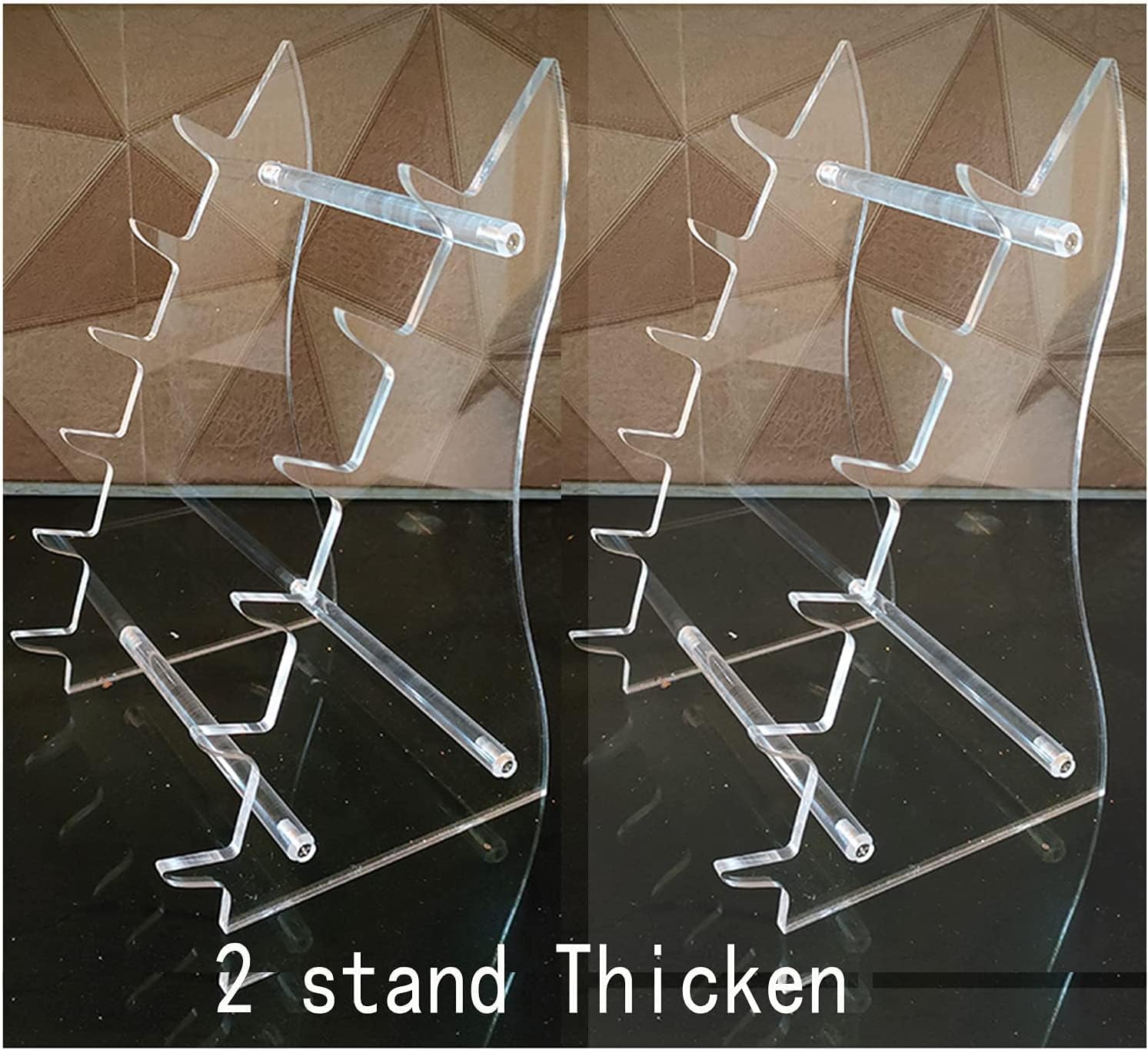 Lufr Arcylic Knife Display Stand Holder 6 Pcs