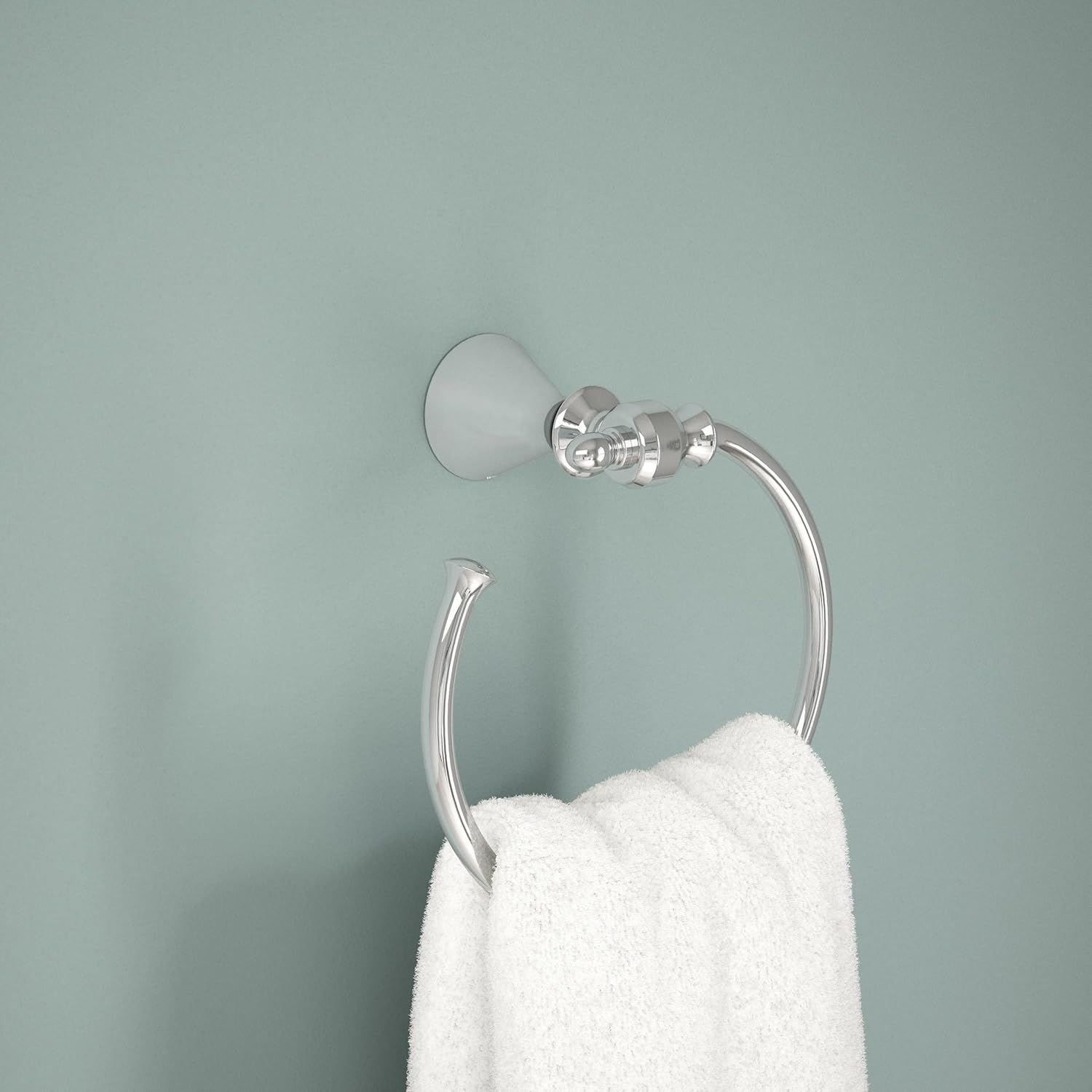 Delta Vessona Wall Mount Towel Ring - Polished Chrome