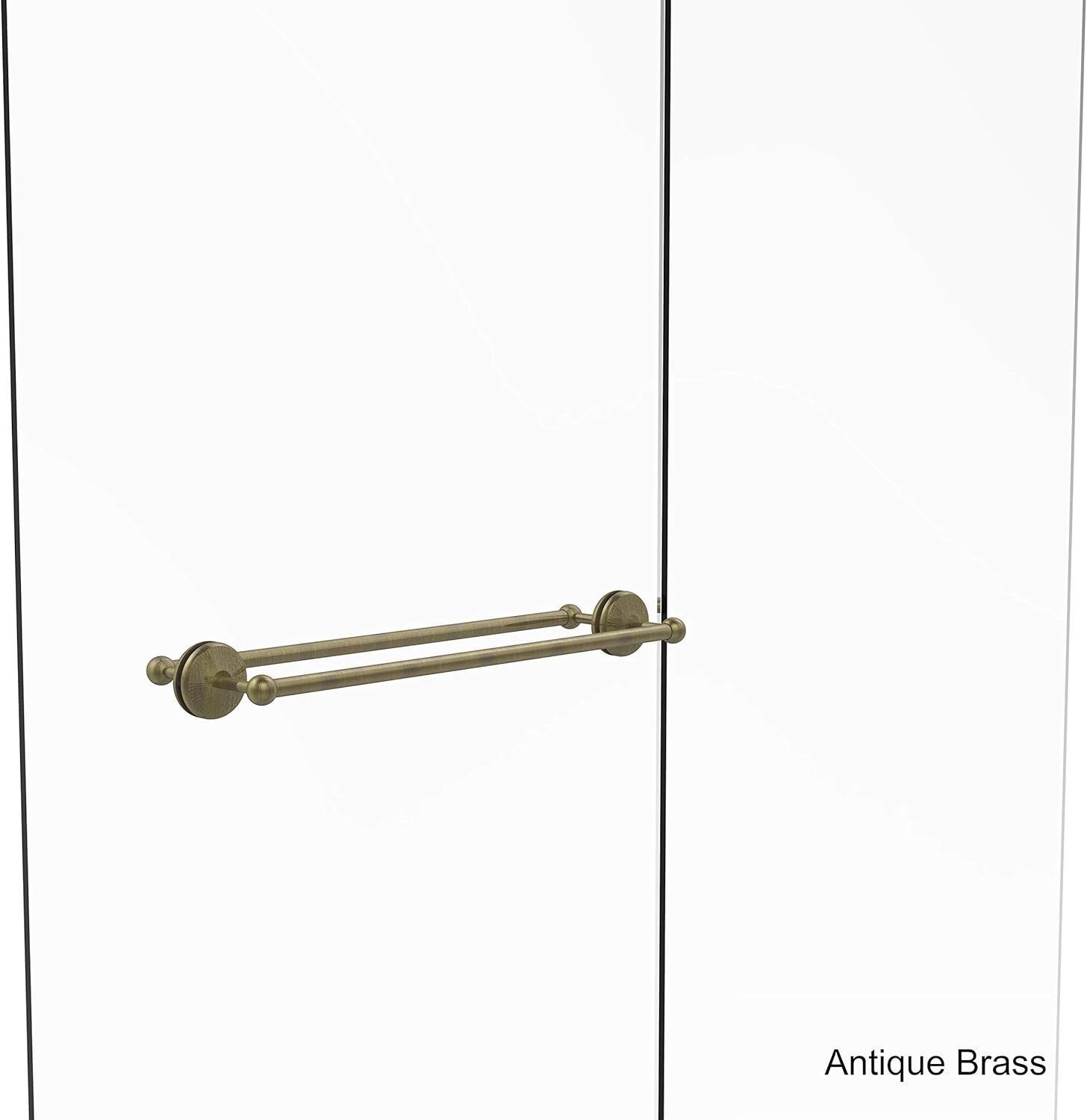 Allied Brass MC-41-BB-24 Back Shower Towel Bar Antique Brass