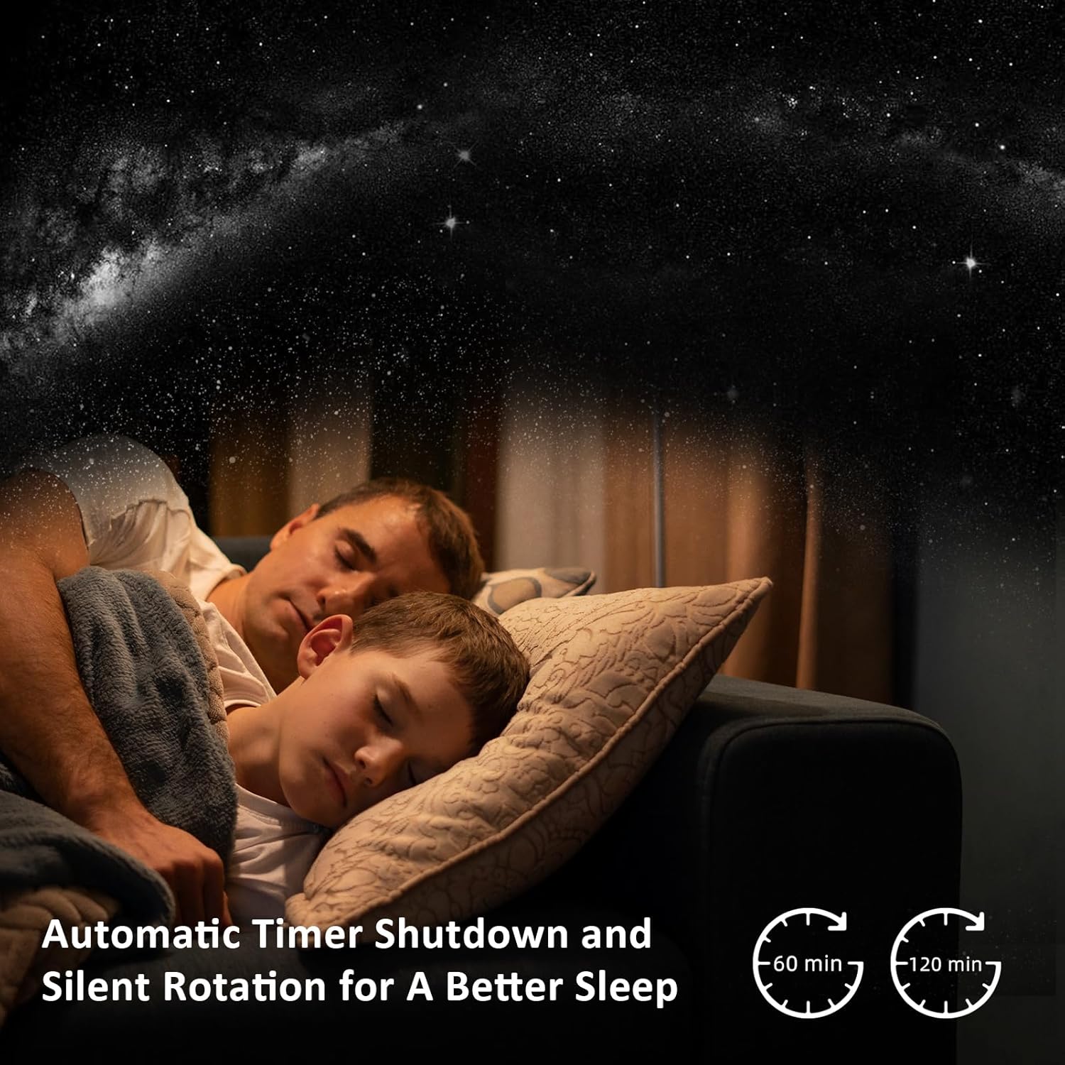 Galaxy Projector with Light Strip and Meteor for Kids Bedroom