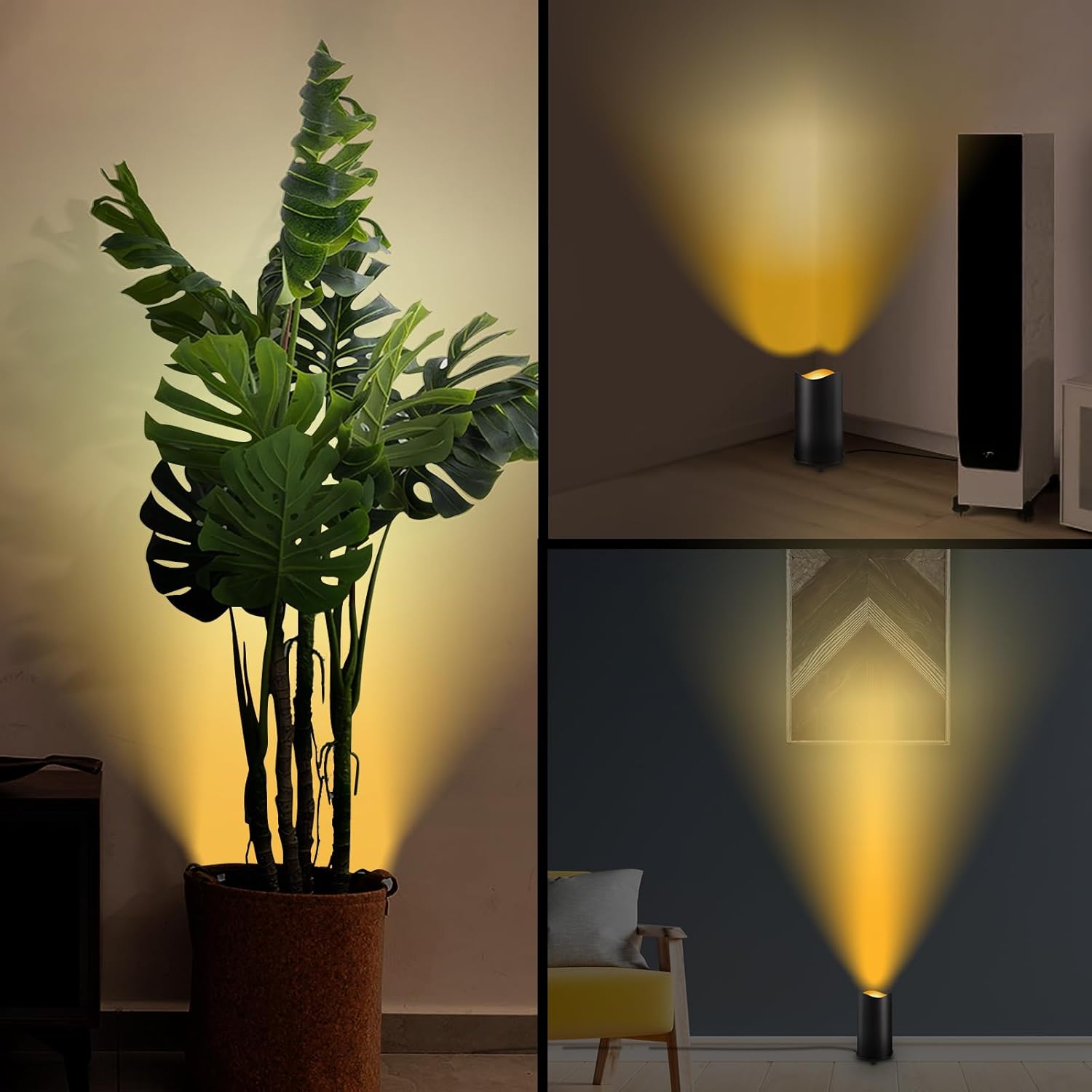 MIOBLUE Floor Can Light Accent Light with GU10 Bulbs