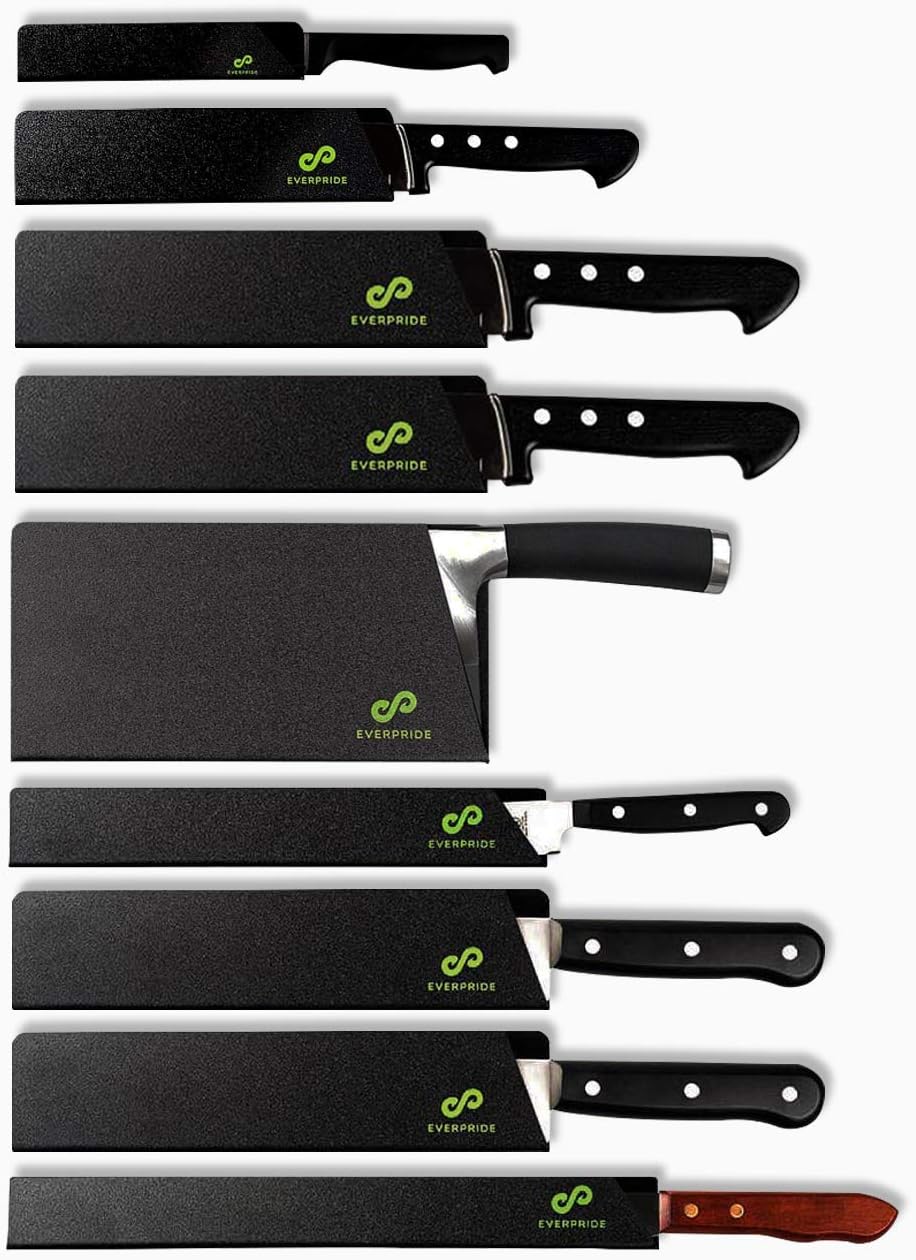 EVERPRIDE 9-Piece Knife Guard Set - Durable Universal Blade Covers