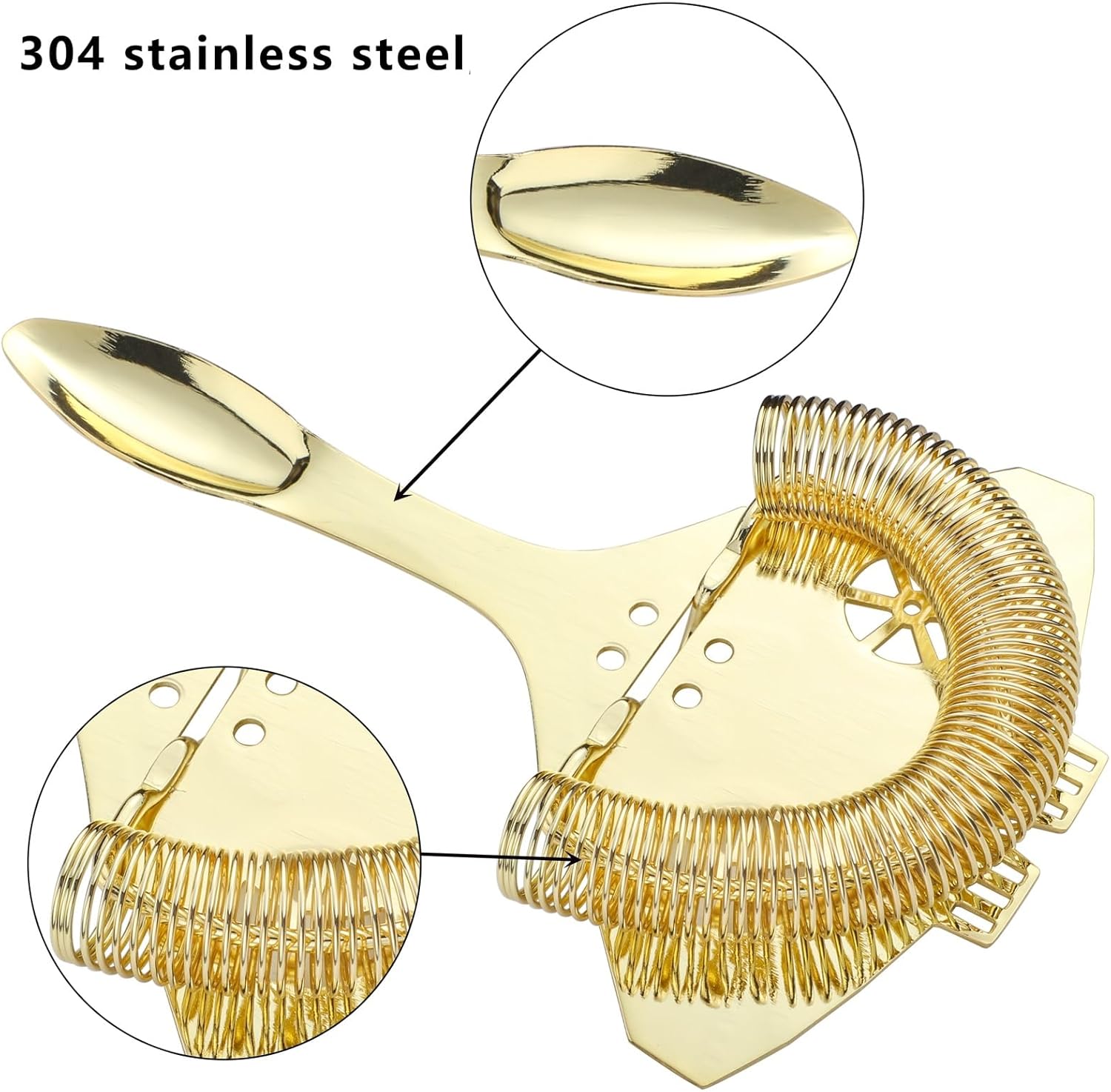 YUHWYI Cocktail Strainer with Rocket Design