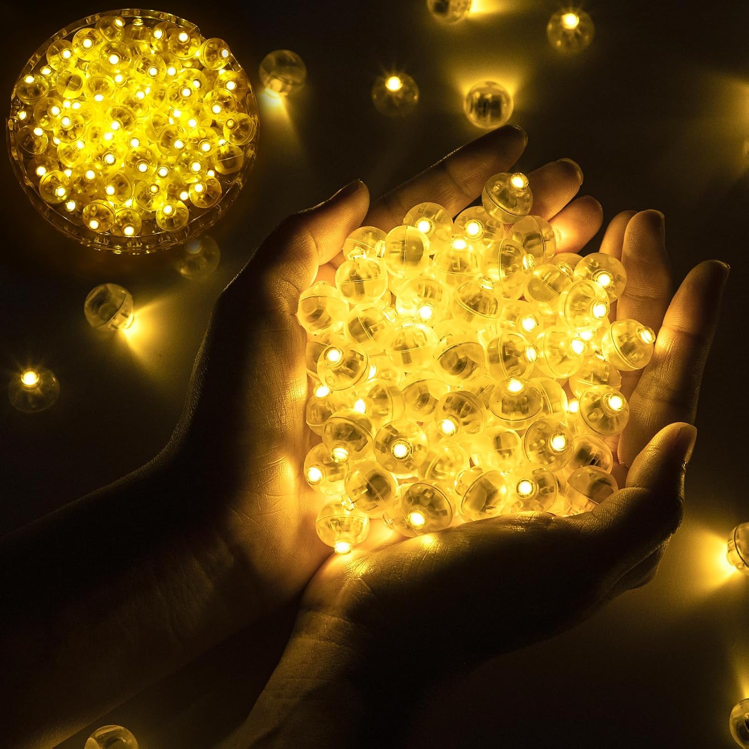 100pcs Waterproof Mini LED Balloon Lights Multicolor 1