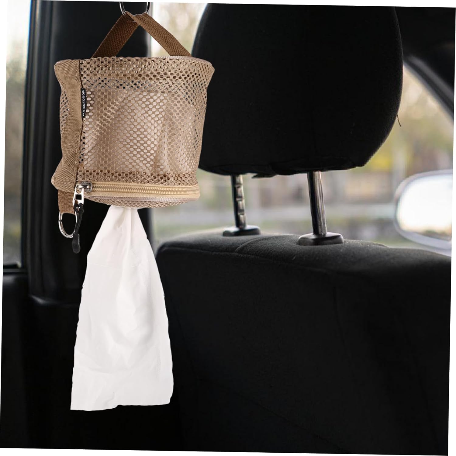 Totority Compact Folding Toilet Paper Holder for Camping and Travel