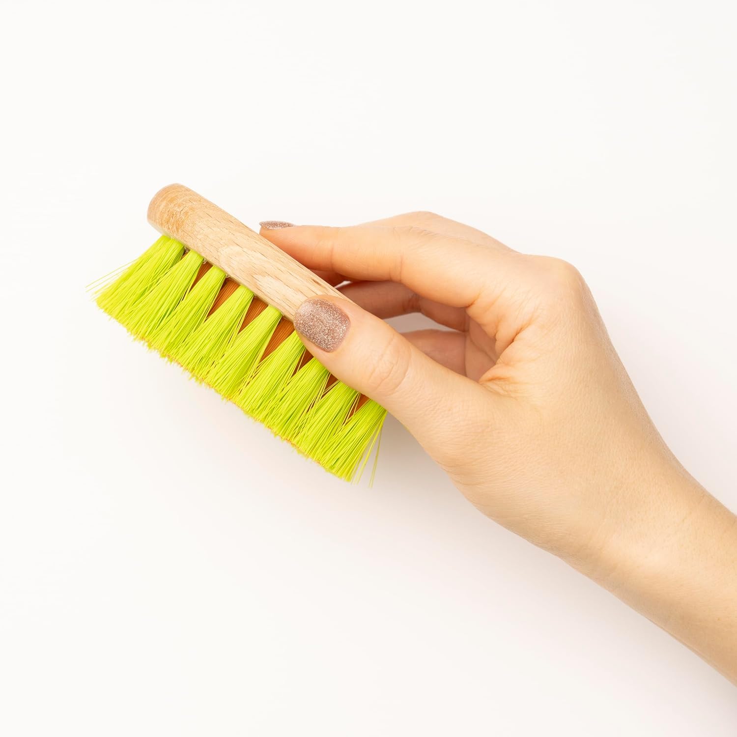 Konex Veggie Brush - Fruit and Vegetable Scrubber with Beechwood Handle