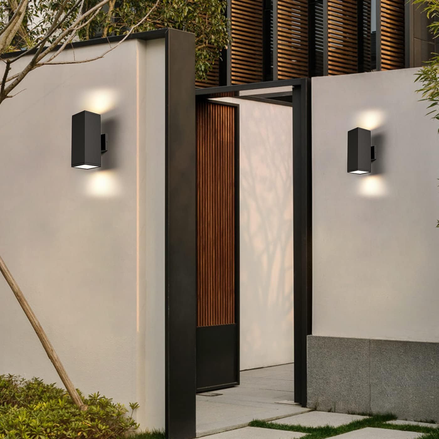 Modern Outdoor Wall Light - Aluminum Porch Sconce
