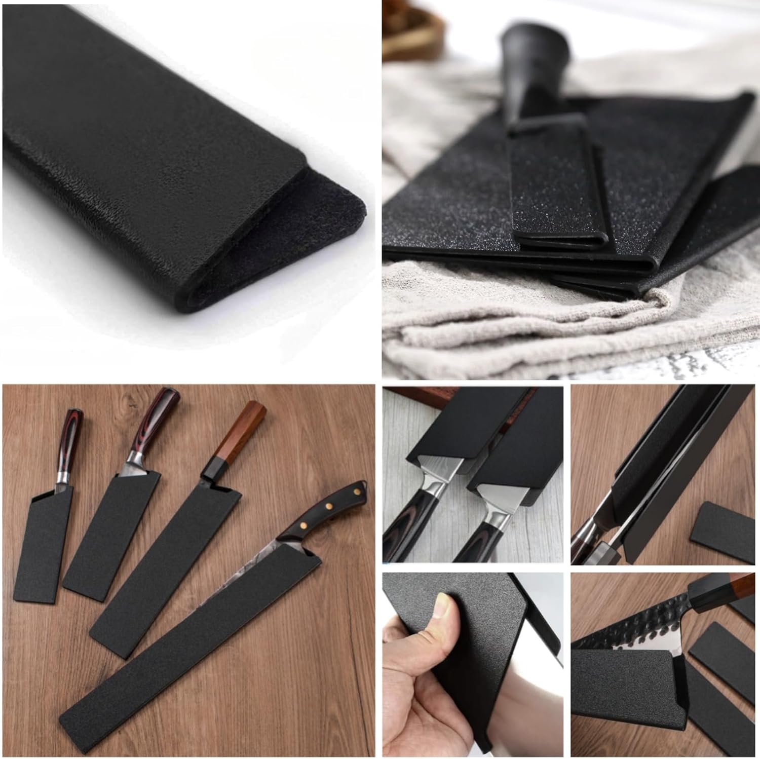 BLIRITEL 2PCS Knife Sheath - BPA-Free ABS Felt Lined